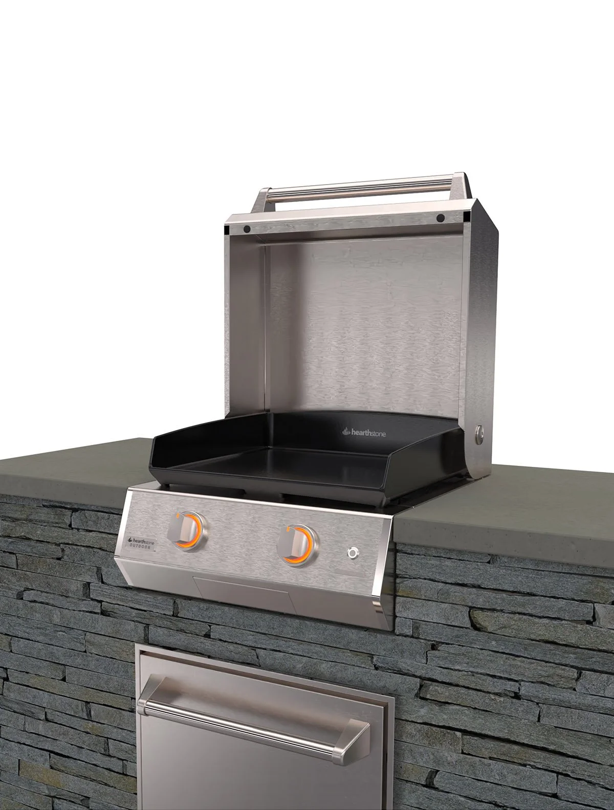 Brabura 22 Cast Iron Griddle — HearthStone Outdoor